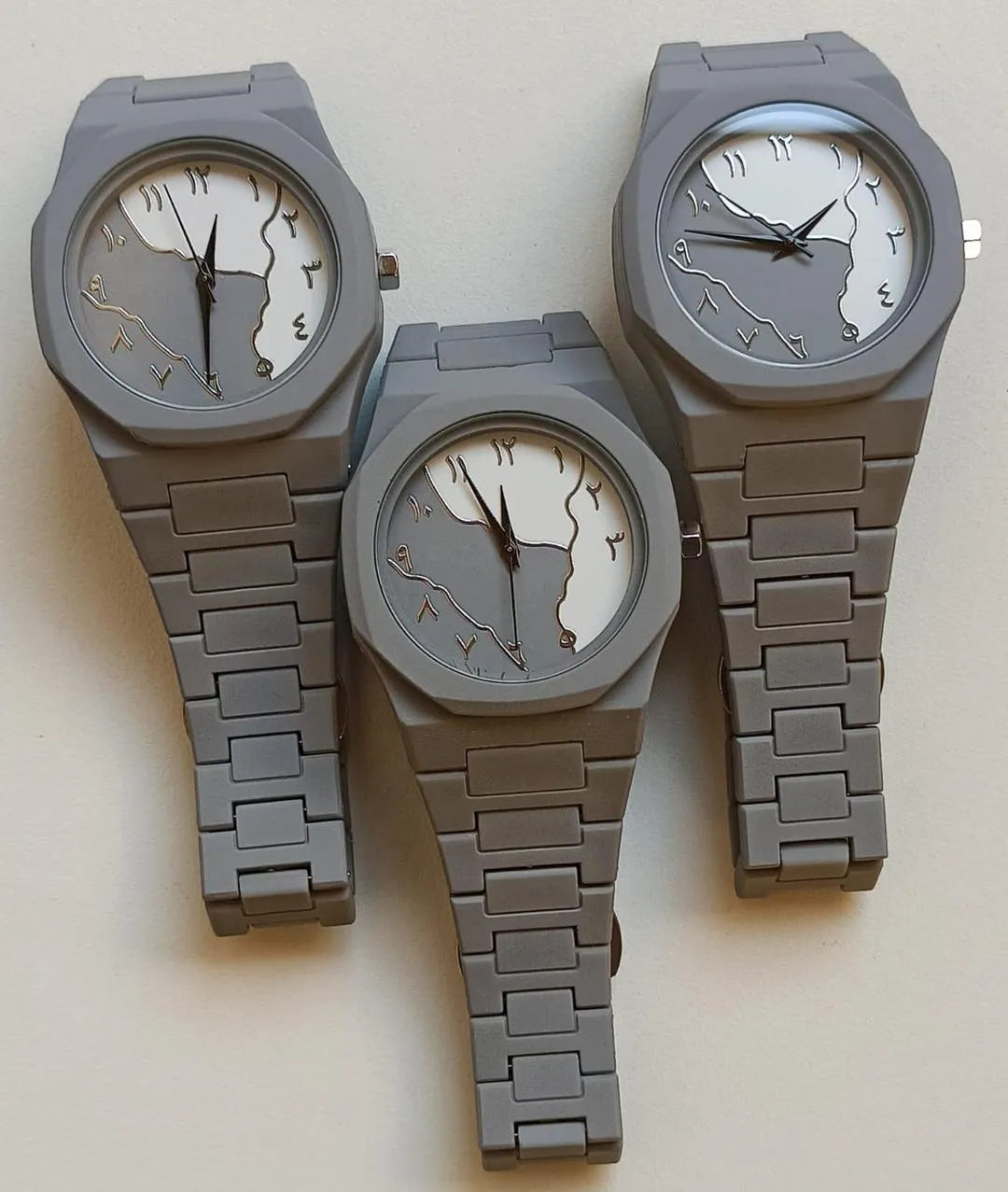 Men's Carbon Fiber New Design Arabic Aura Watch