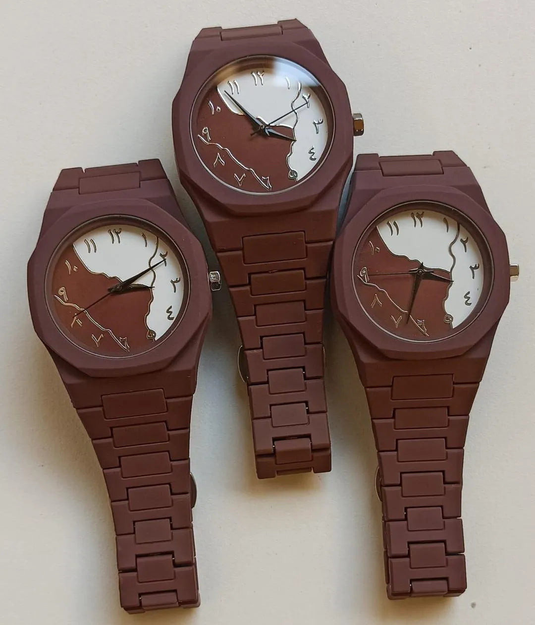 Men's Carbon Fiber New Design Arabic Aura Watch